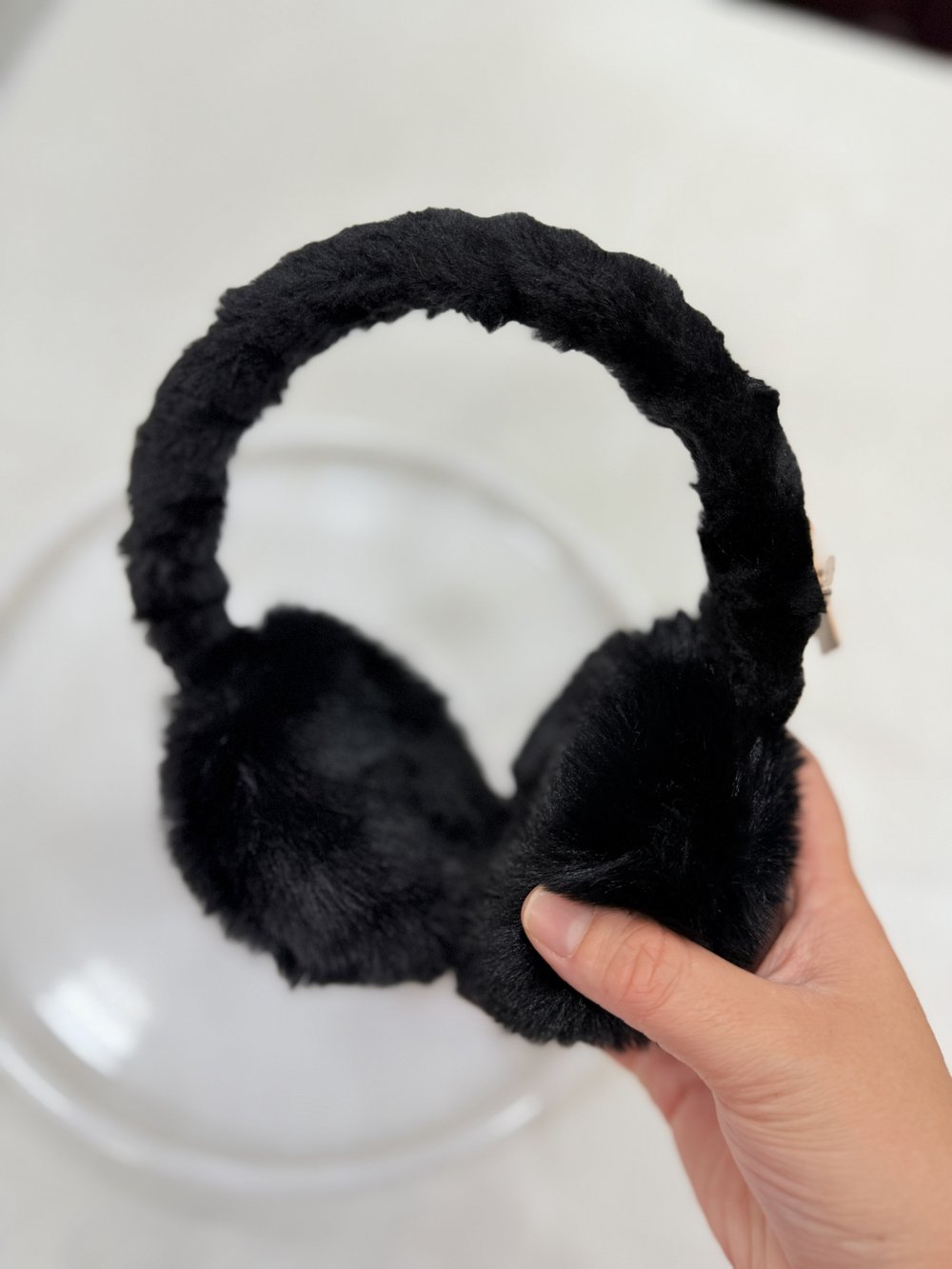 Siyah Peluş Kışlık Kulaklık