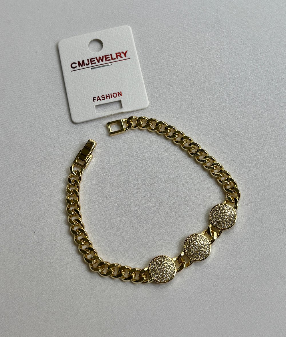 TAŞLI GOLD BİLEKLİK