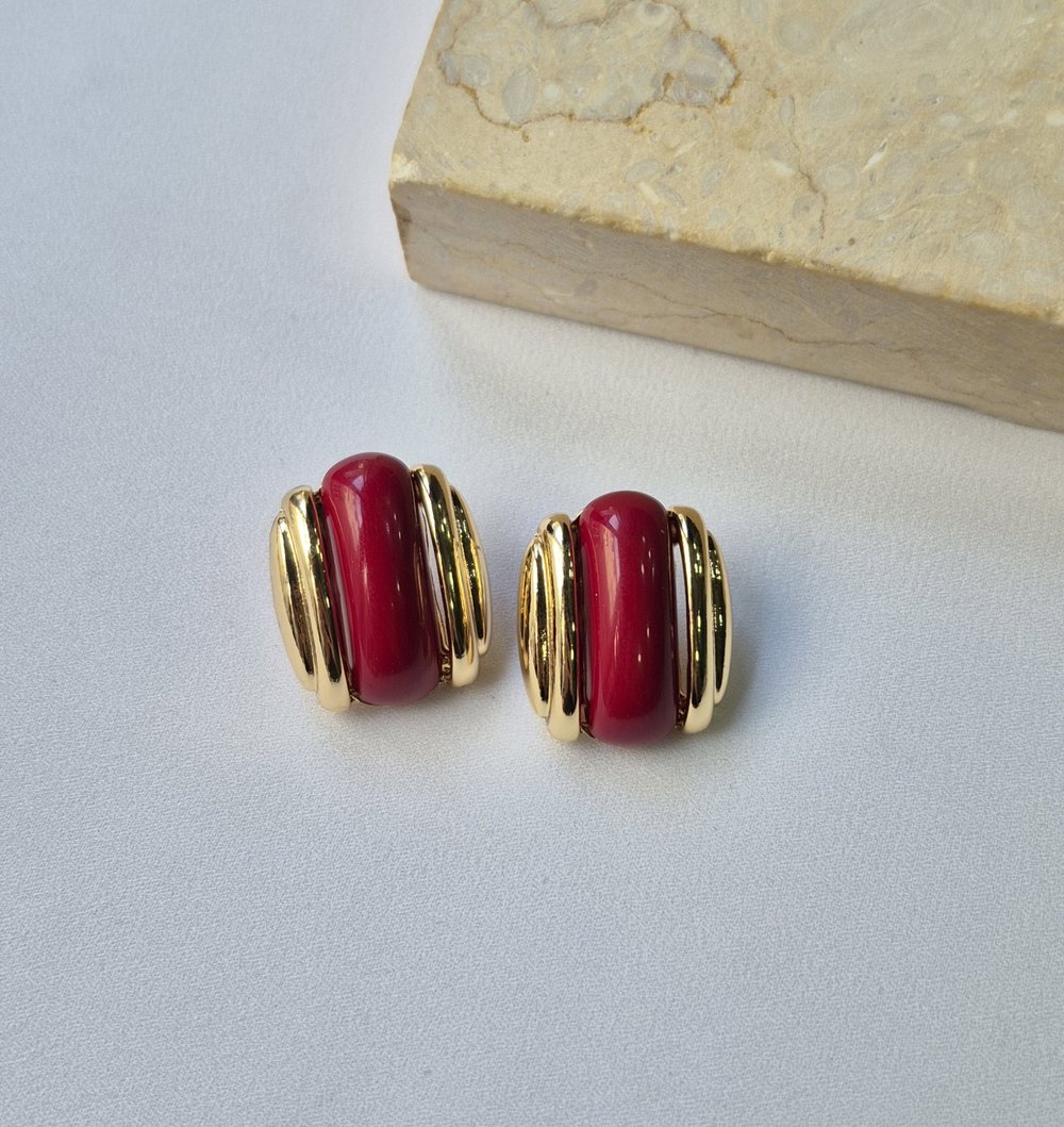 GOLD DETAYLI KÜPE 