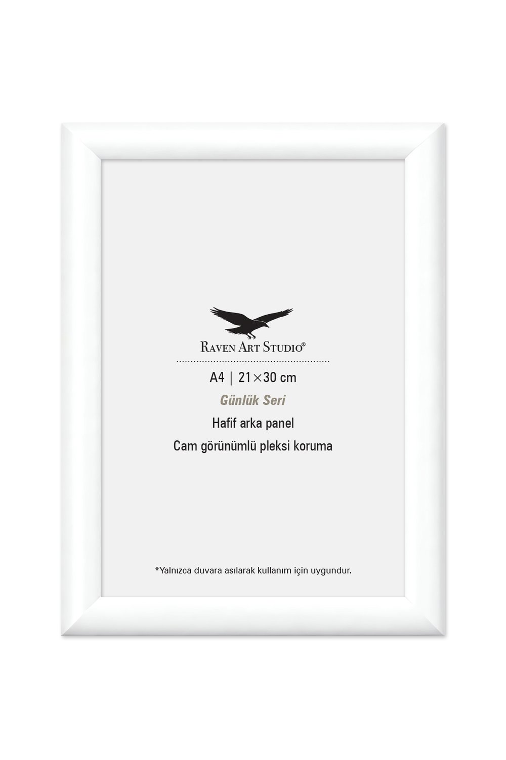 A4 Çerçeve Ekonomik Pergamon Beyaz