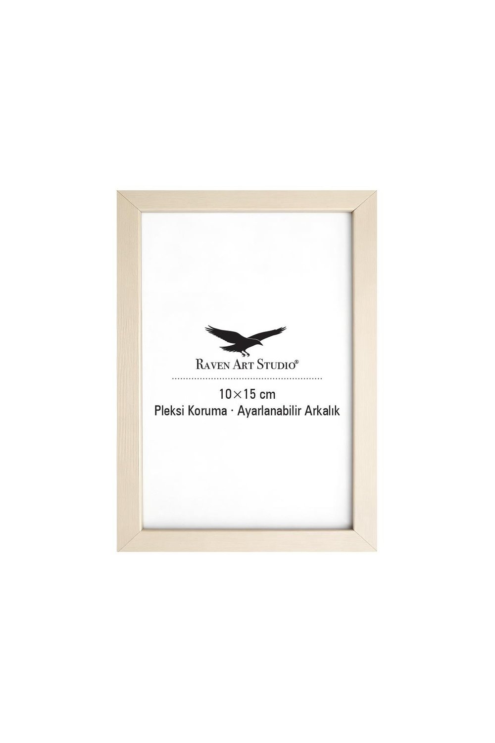 Ermitaj 10cm x 15cm Sedef Resim Fotoğraf Belge Poster Evrak Çerçevesi Korumalı Kırılmaz Pleksi Cam