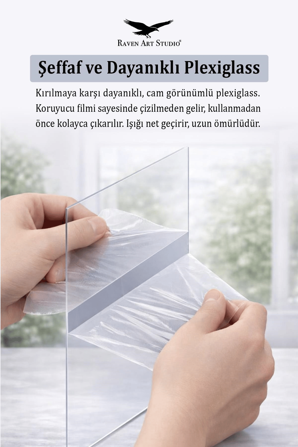 Potala 10x15cm Lacivert Resim Fotoğraf Belge Poster Evrak Çerçevesi Korumalı Kırılmaz Pleksi Cam