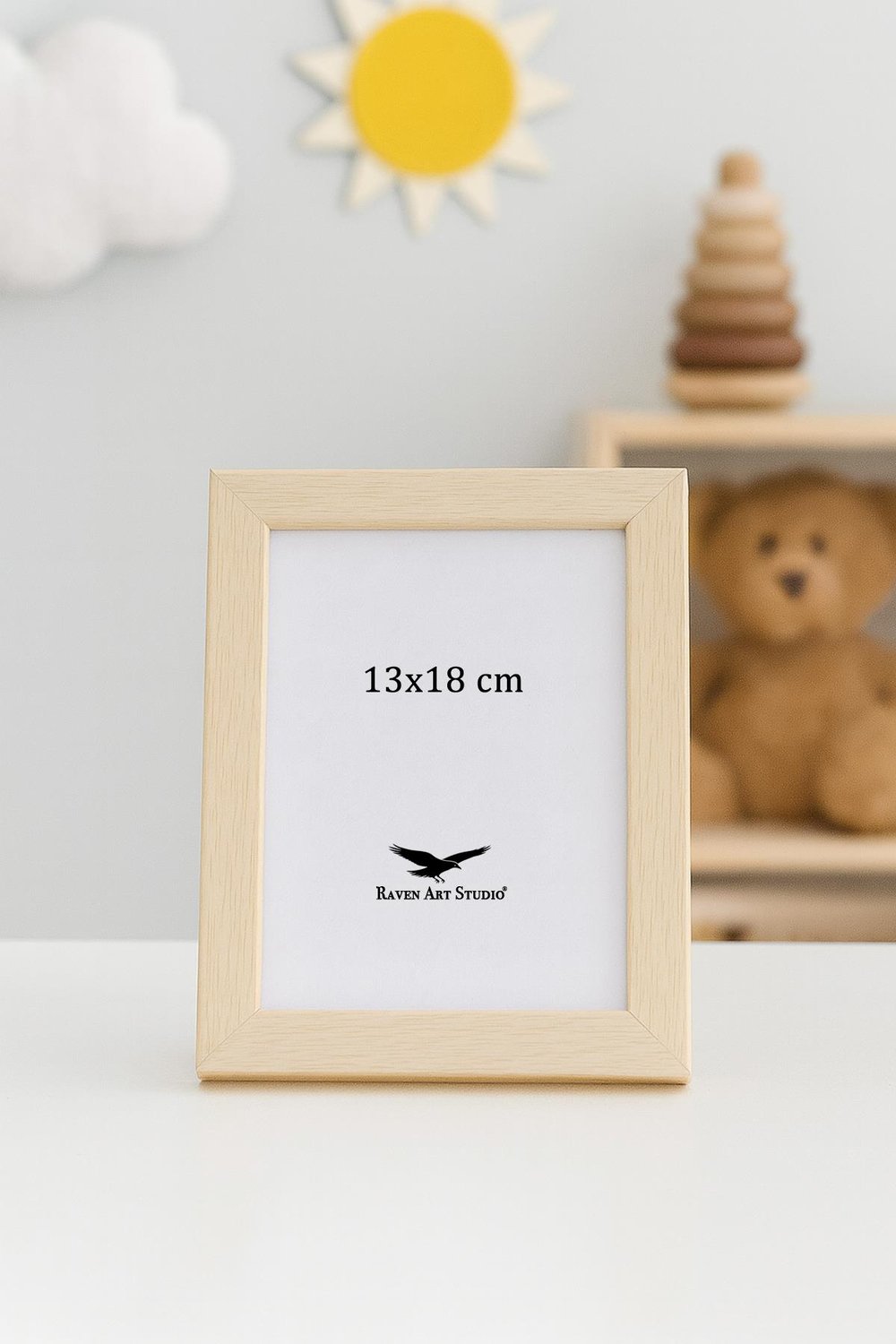 Ermitaj 13cm x 18cm Sedef Resim Fotoğraf Belge Poster Evrak Çerçevesi Korumalı Kırılmaz Pleksi Cam