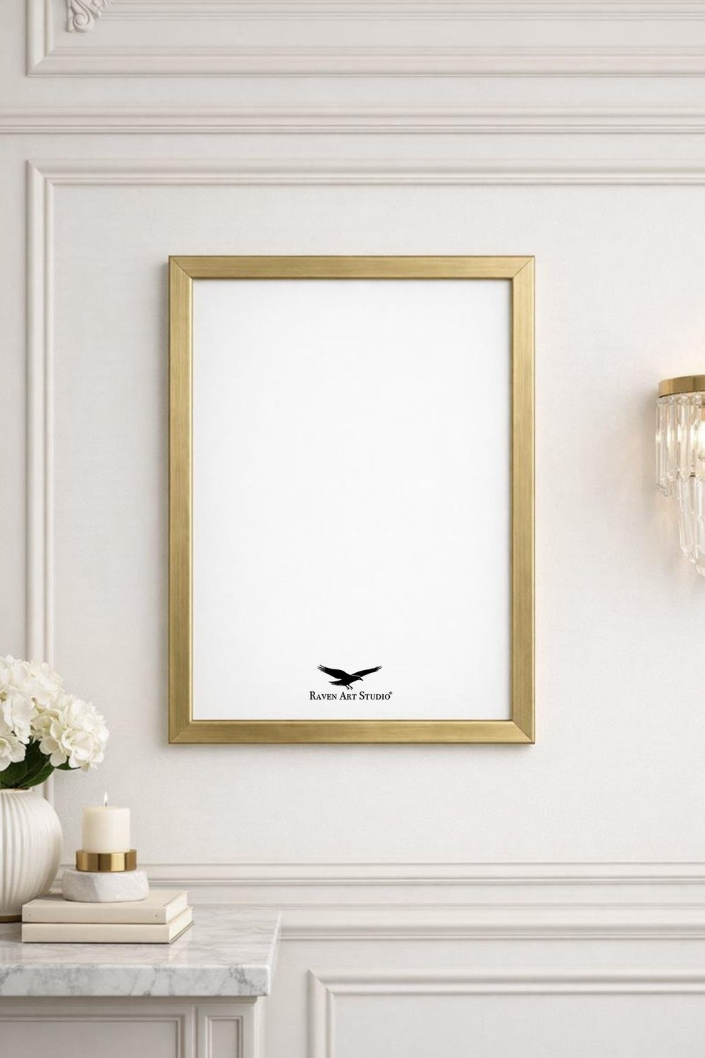 Ermitaj A3 Ebat 30cm x 42cm Altın Resim Fotoğraf Belge Poster Evrak Çerçevesi Korumalı Kırılmaz Pleksi Cam