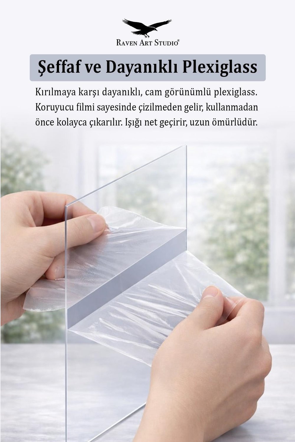 Potala A4-21x30cm Lacivert Resim Fotoğraf Belge Poster Evrak Çerçevesi Korumalı Kırılmaz Pleksi Cam