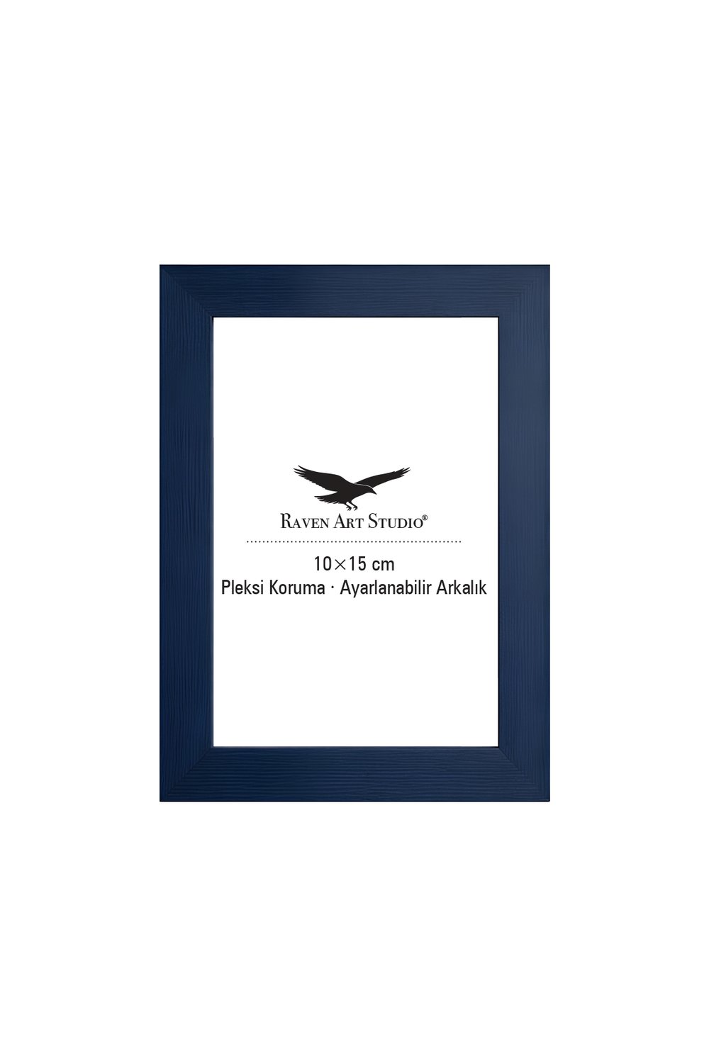 Potala 10x15cm Lacivert Resim Fotoğraf Belge Poster Evrak Çerçevesi Korumalı Kırılmaz Pleksi Cam