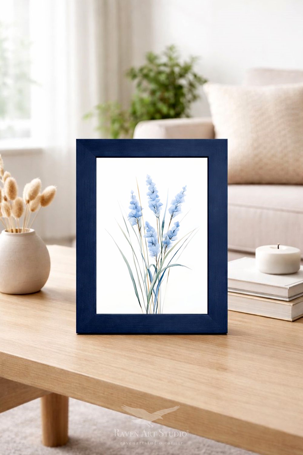 Potala 13x18cm Lacivert Resim Fotoğraf Belge Poster Evrak Çerçevesi Korumalı Kırılmaz Pleksi Cam