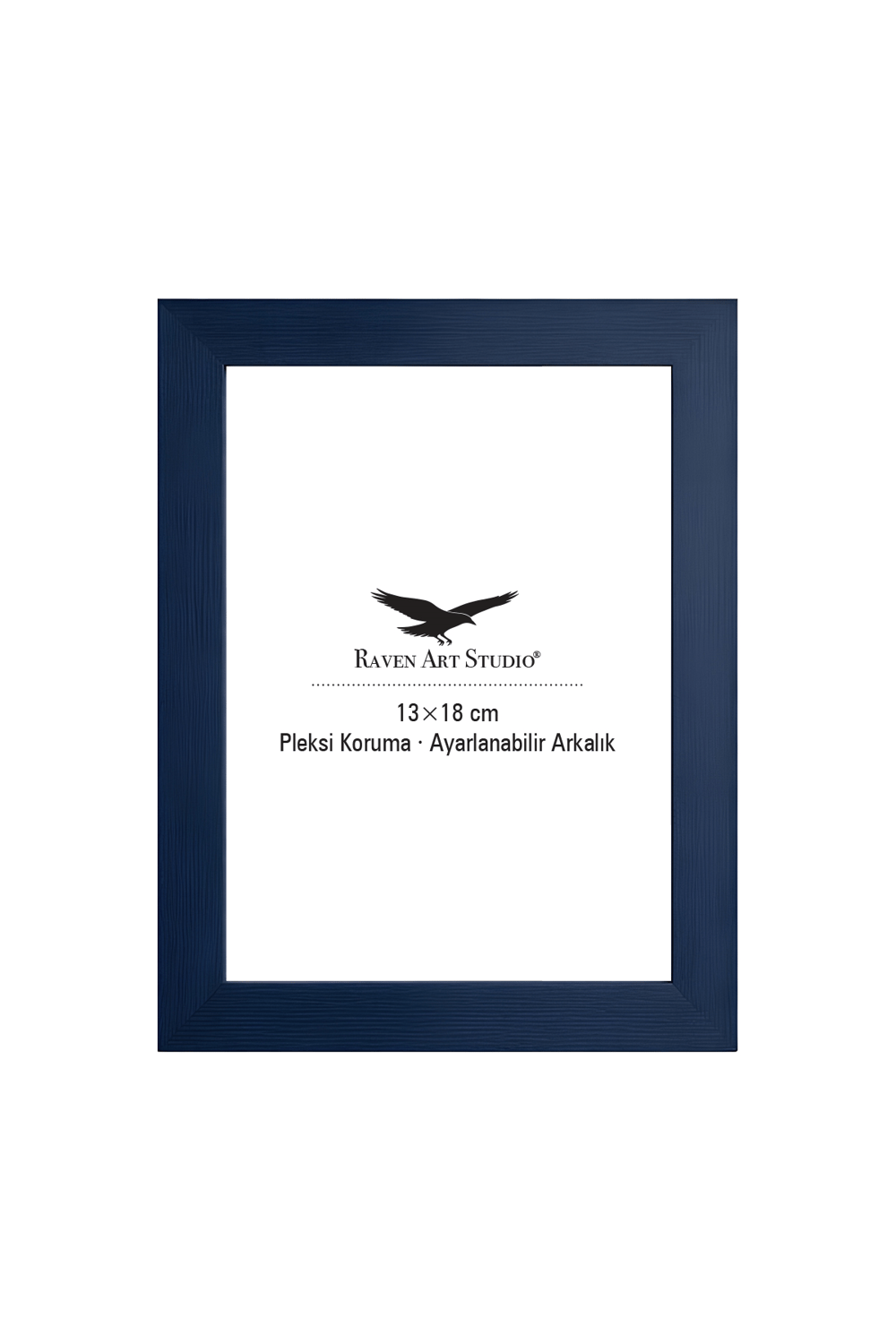 Potala 13x18cm Lacivert Resim Fotoğraf Belge Poster Evrak Çerçevesi Korumalı Kırılmaz Pleksi Cam