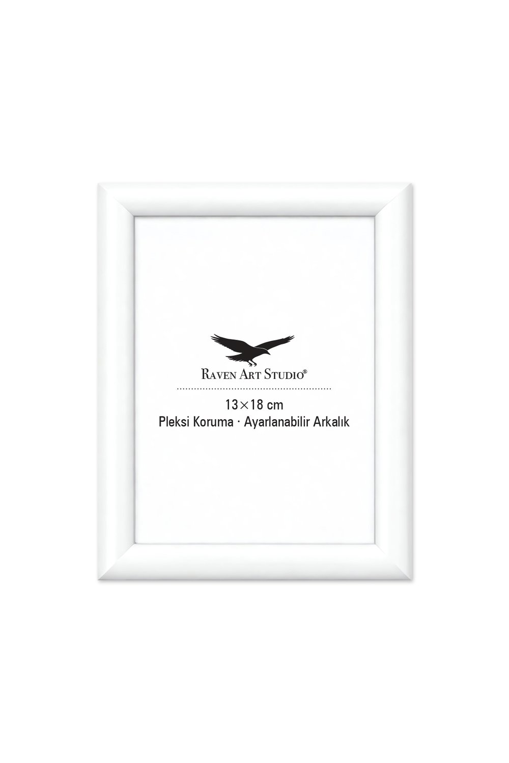 Pergamon 13x18cm Beyaz Resim Fotoğraf Belge Poster Evrak Çerçevesi Korumalı Kırılmaz Pleksi Cam
