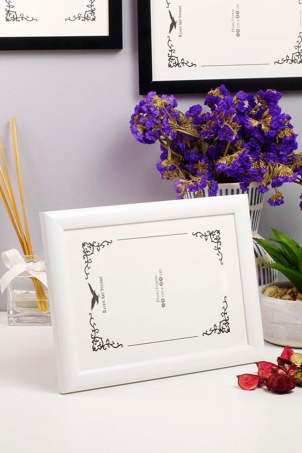 Pergamon 15x21cm Beyaz Resim Fotoğraf Belge Poster Evrak Çerçevesi Korumalı Kırılmaz Pleksi Cam