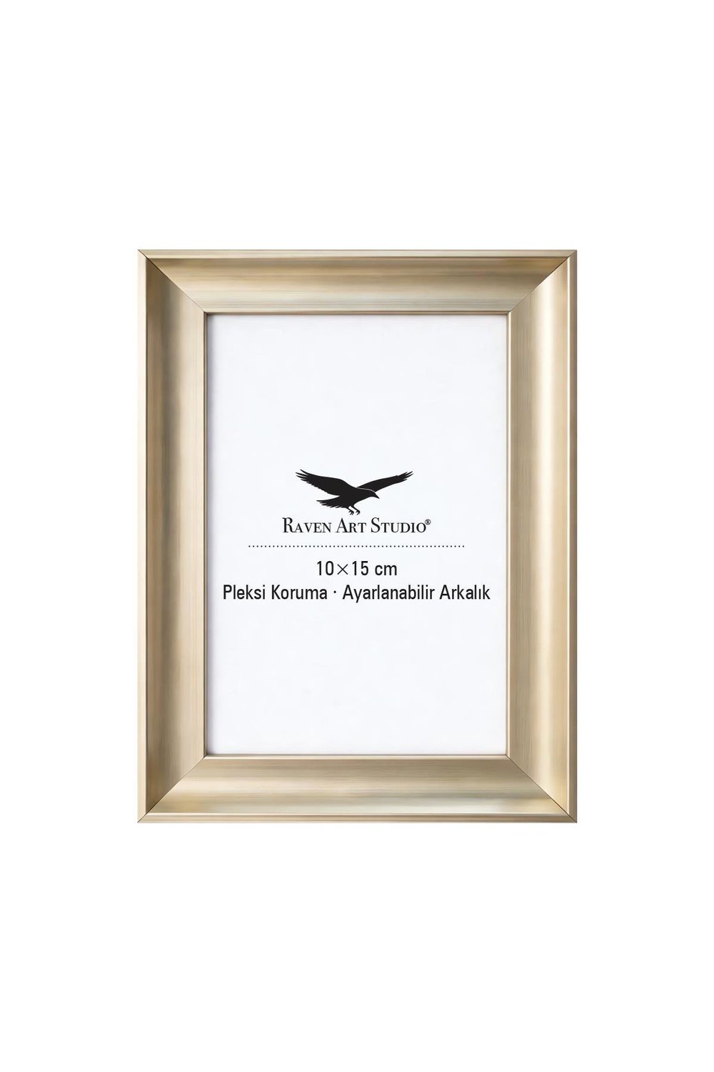 Pyramid 10x15cm Platin Resim Fotoğraf Belge Poster Evrak Çerçevesi Korumalı Kırılmaz Pleksi Cam