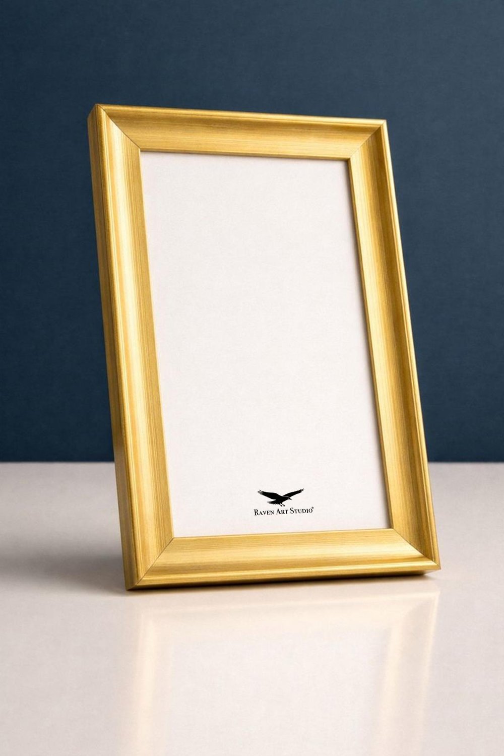 Pyramid A4-21x30cm Altın Resim Fotoğraf Belge Poster Evrak Çerçevesi Korumalı Kırılmaz Pleksi Cam