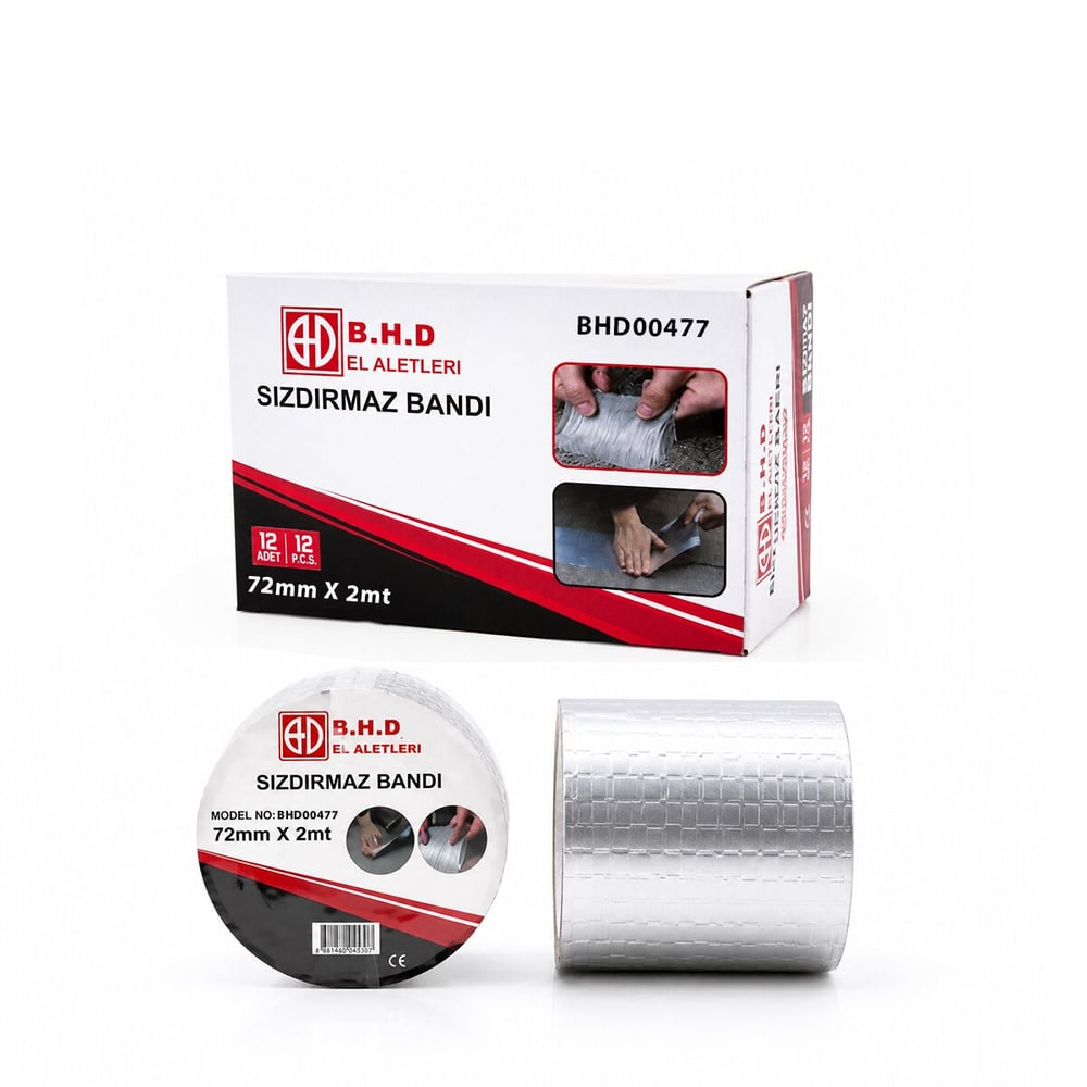 12 ADET 72MMX2MT SU SIZDIRMAZ SAKIZ TAMİR BANTI (5293)