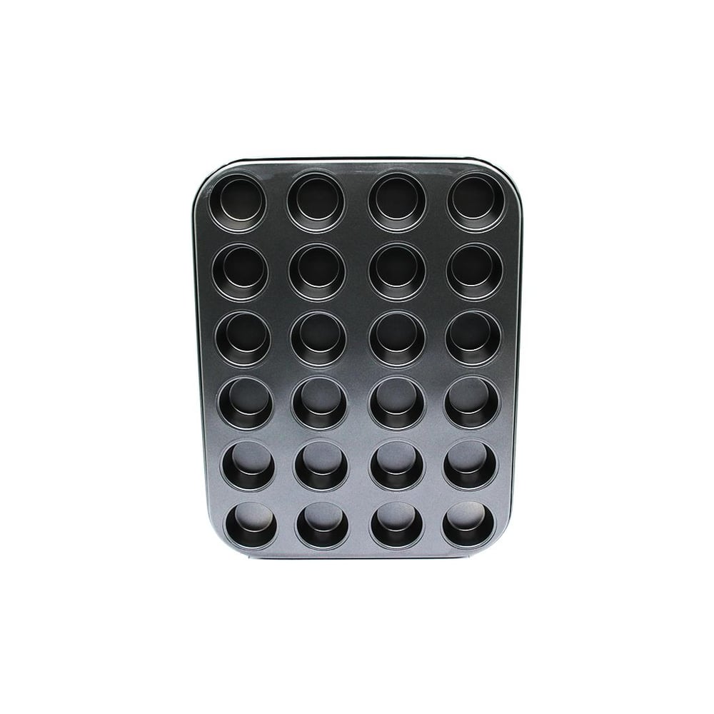 24 GÖZLÜ METAL - SİYAH MUFFIN KEK KALIBI (5293)