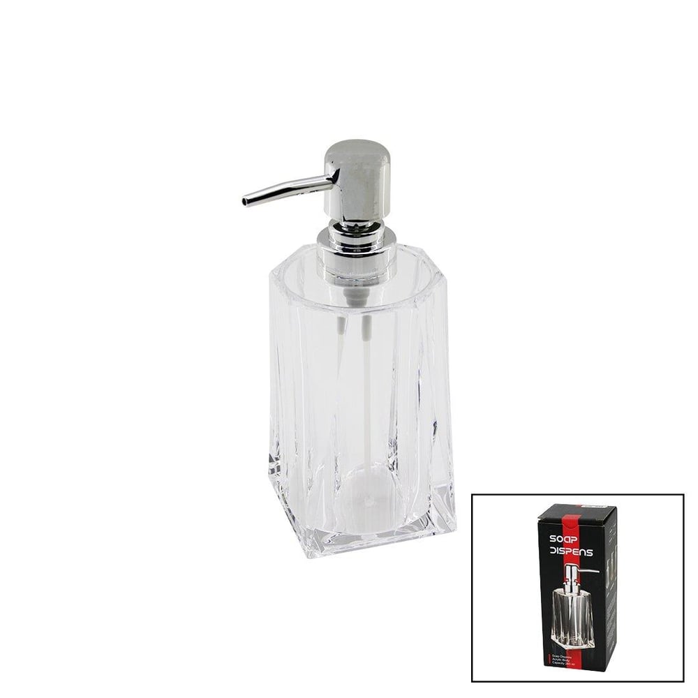 280ML - UZUN   ŞEFFAF - MİKA KRİSTAL  SIVI SABUNLUK (5293)