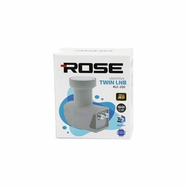 2Lİ UYDU LNB UNIVERSAL TWIN FULL HD - 3D - 0.1dB RLE-200 (5293)