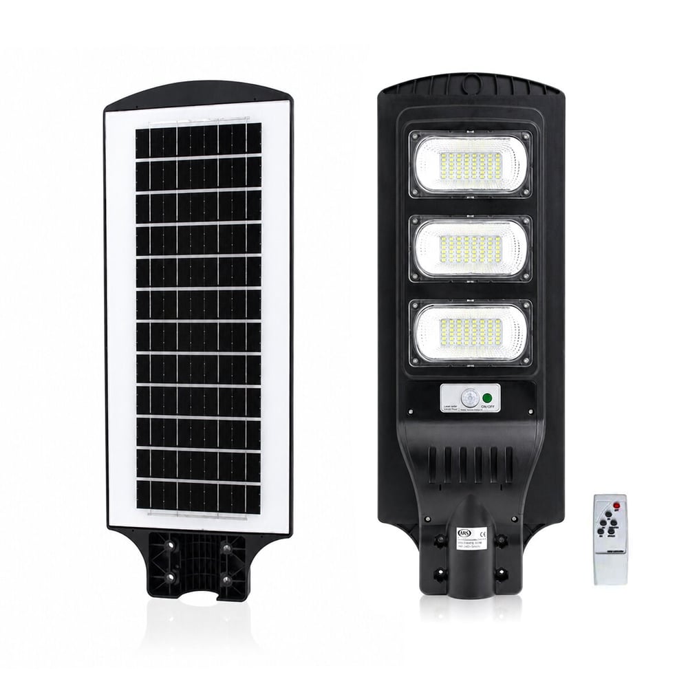 300W - 6500K SOLAR - GÜNEŞ ENERJİLİ SOKAK LAMBASI - ARMATÜR SENSÖRLÜ BAHÇE-BALKON-SOKAK ARS-348966 (5293)