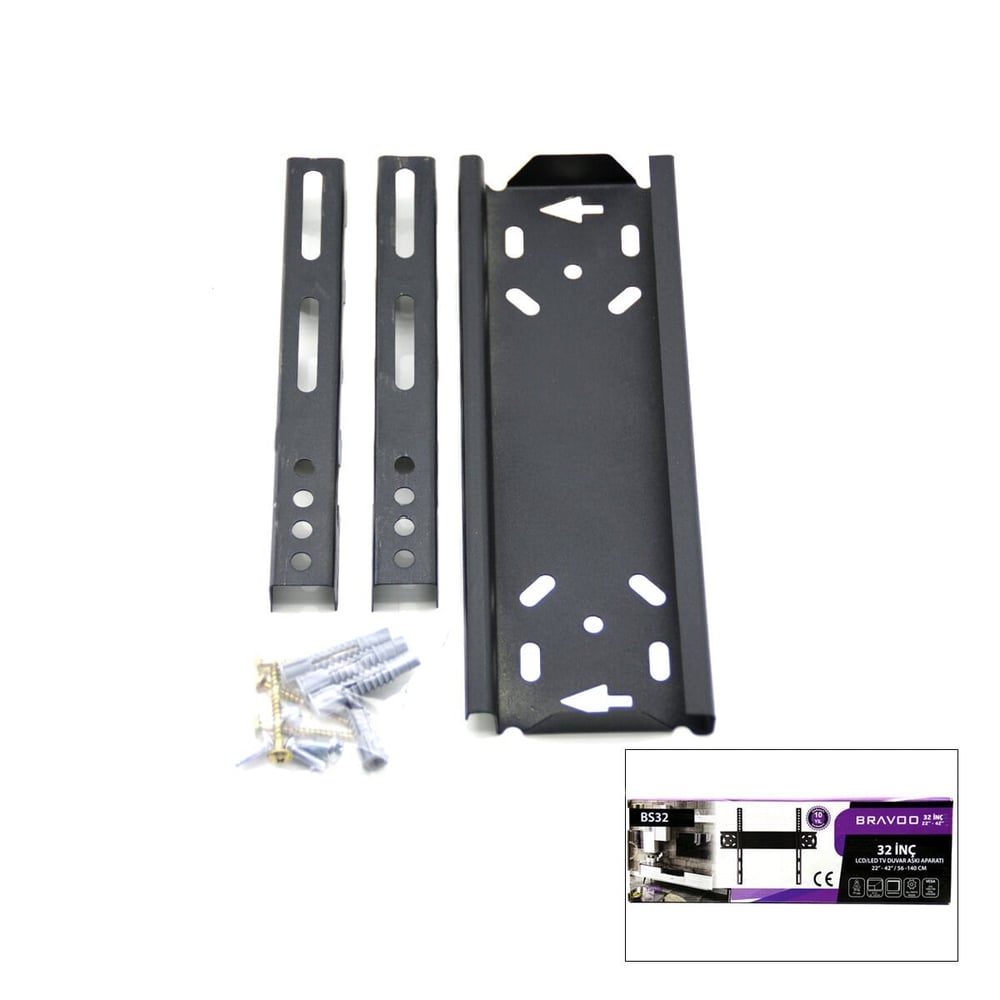 32 INC - 22 INC - 44 INC LCD LED SABİT TV ASKI APARATI 56X140CM BS-32 (5293)