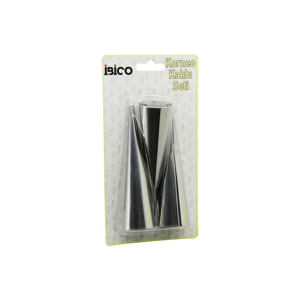 3PCS  METAL KORNEO KALIP - PASTA DEKORASYON APARATI ÇAP:3.4CM X UZUNLUK:12CM BRKT-921602 (5293)