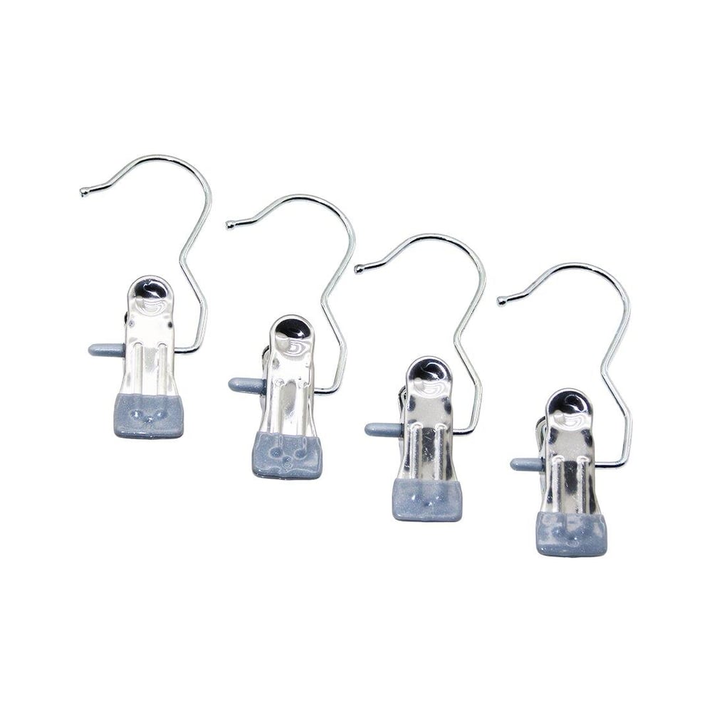 4 PCS KISKAÇLI TAŞINABİLİR ÇOK AMAÇLI TEKLİ - METAL ASKI SİLİKON KILIF UÇLU (5293)