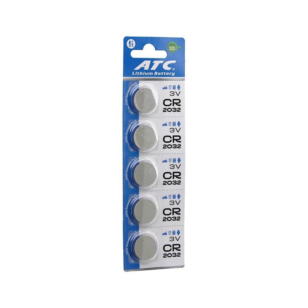 ATC LİTHİUM BATTERY CR-2032 PARA PİL LİTYUM 3V 5Lİ KART (5293)