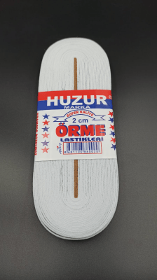 BEYAZ - 2CM PAÇA LASTİK YASSI GENİŞ 10MT (5293)