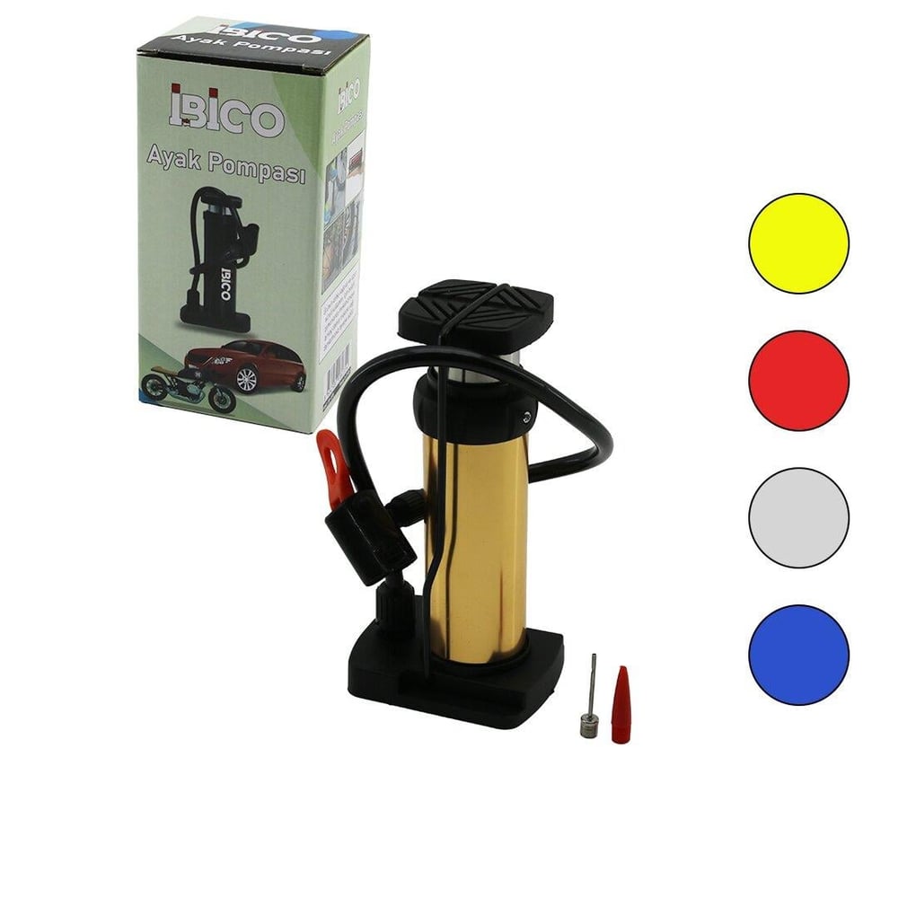 DİKEY MODE LİNCE PİSTONLU AYAK POMPASI OTO-ARAÇ - BİSİKLET-MOTOR LASTİK - TOP - ŞİŞME HAVUZ-YATAK (5293)