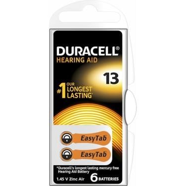 DURACELL 13 İŞİTME CİHAZI KULAK PİLİ 6 PARÇA  KUTU (5293)