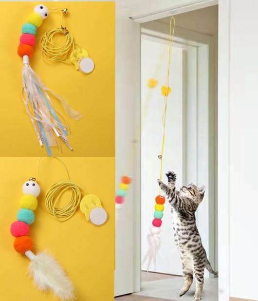 Elastik Kendinden Yapışkanlı Solucan Kedi Oltası (5293)