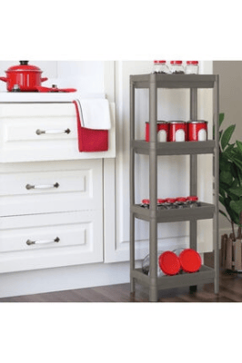 GRİ - ANTRASİT DİKDÖRTGEN RAF ÜNİTESİ PLASTİK (5293)