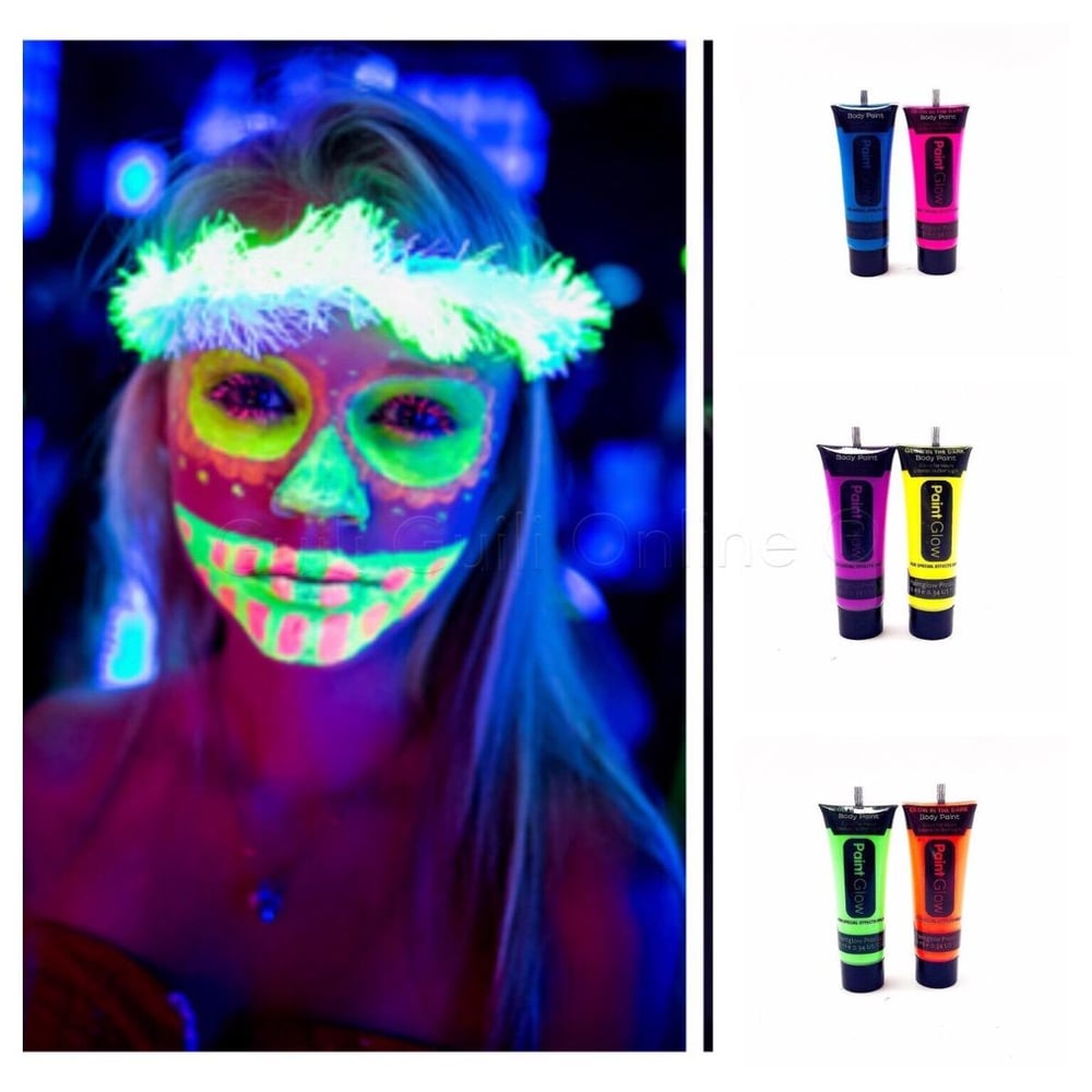 Glow Boya Fosforlu Krem Boya 12 Adet (5293)