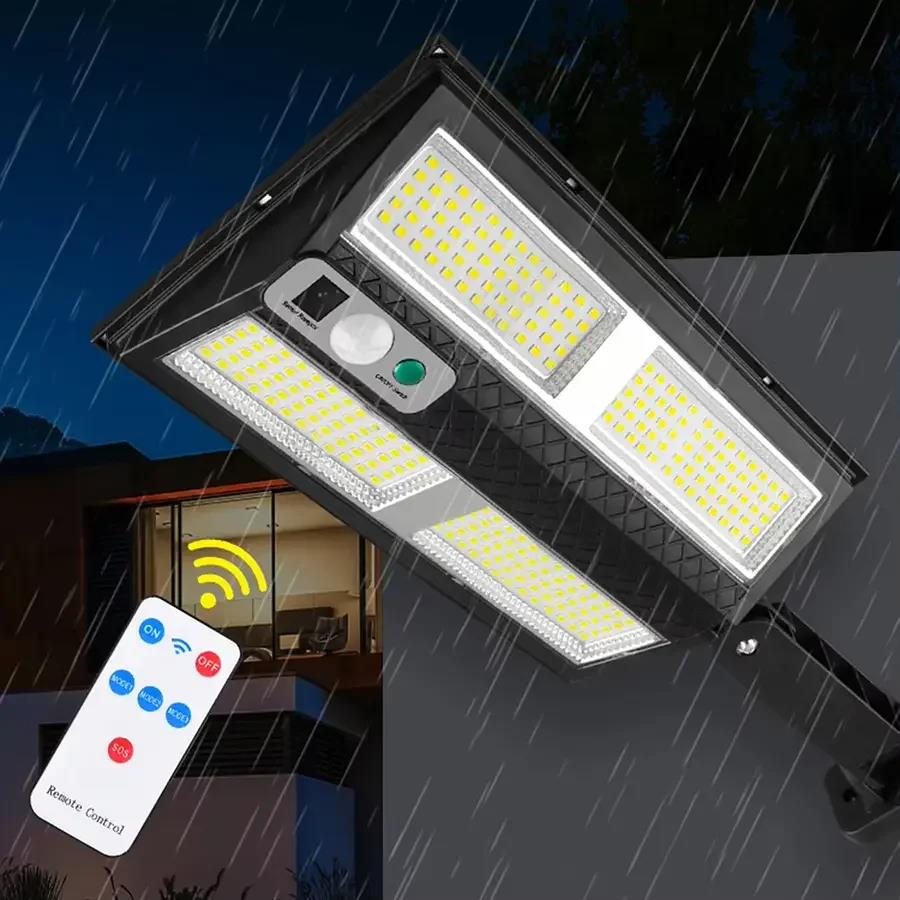 Hareket Sensörlü IP65 Güneş Enerjili LED Spot Kumandalı (5293)