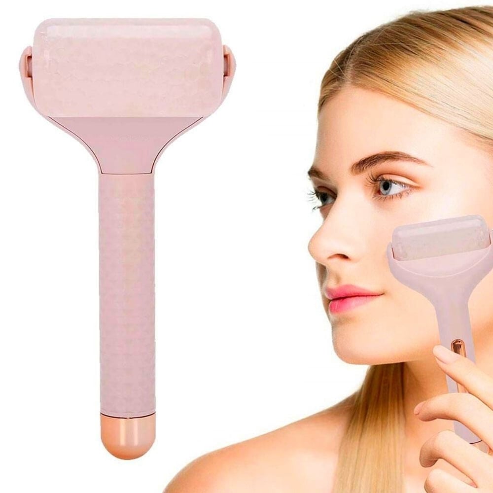 Ice Roller Buz Silindiri Terapi Etkili Yüz Derma Masaj ve Cilt Soğutma Bakım Aleti (5293)