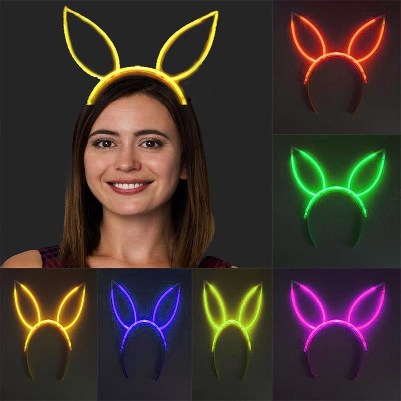 Karanlıkta Yanan Fosforlu Glow Taç 6 Renk 6 Adet (5293)