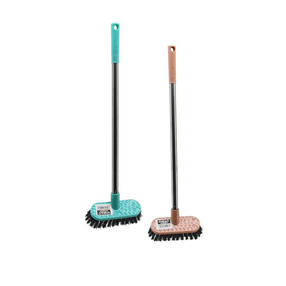 MİNİ TEMİZLİK FIRÇASI  ORTA SERT KILLAR   METAL SAPLI=40CM - 4.5X12.5CM (5293)