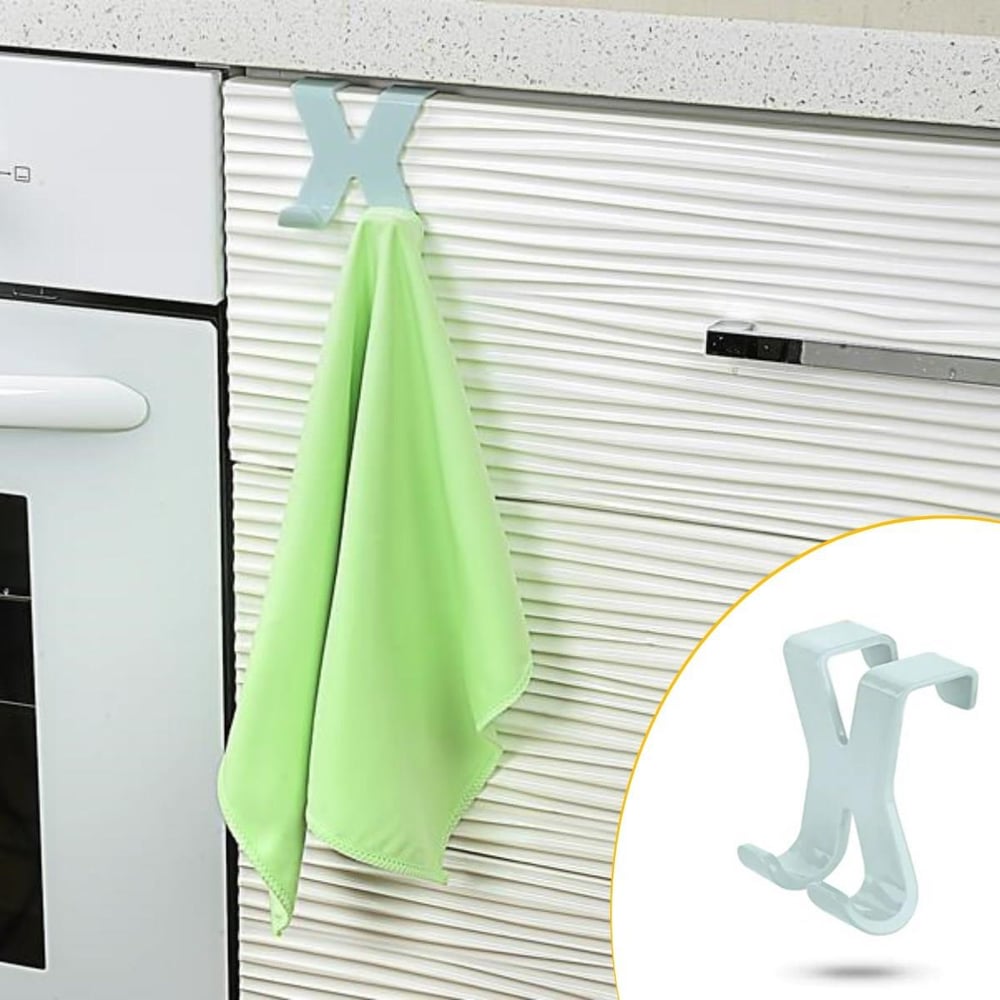 Mutfak Banyo Dolap Kapağına Takılan Meta Havlu Askılığı Aparatı (5293)
