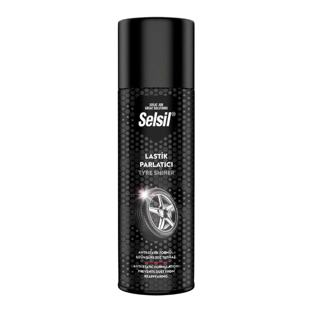 SELSİL OTO - ARAÇ LASTİK PARLATICI - TEMİZLEYİCİ SPREY 500ML (5293)