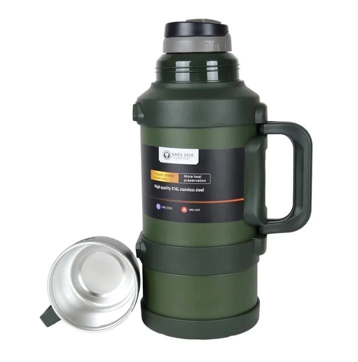 Safe Paslanmaz Çelik 3.2 Litre Termos 48 Saat Sıcak Soğuk Tutma (5293)