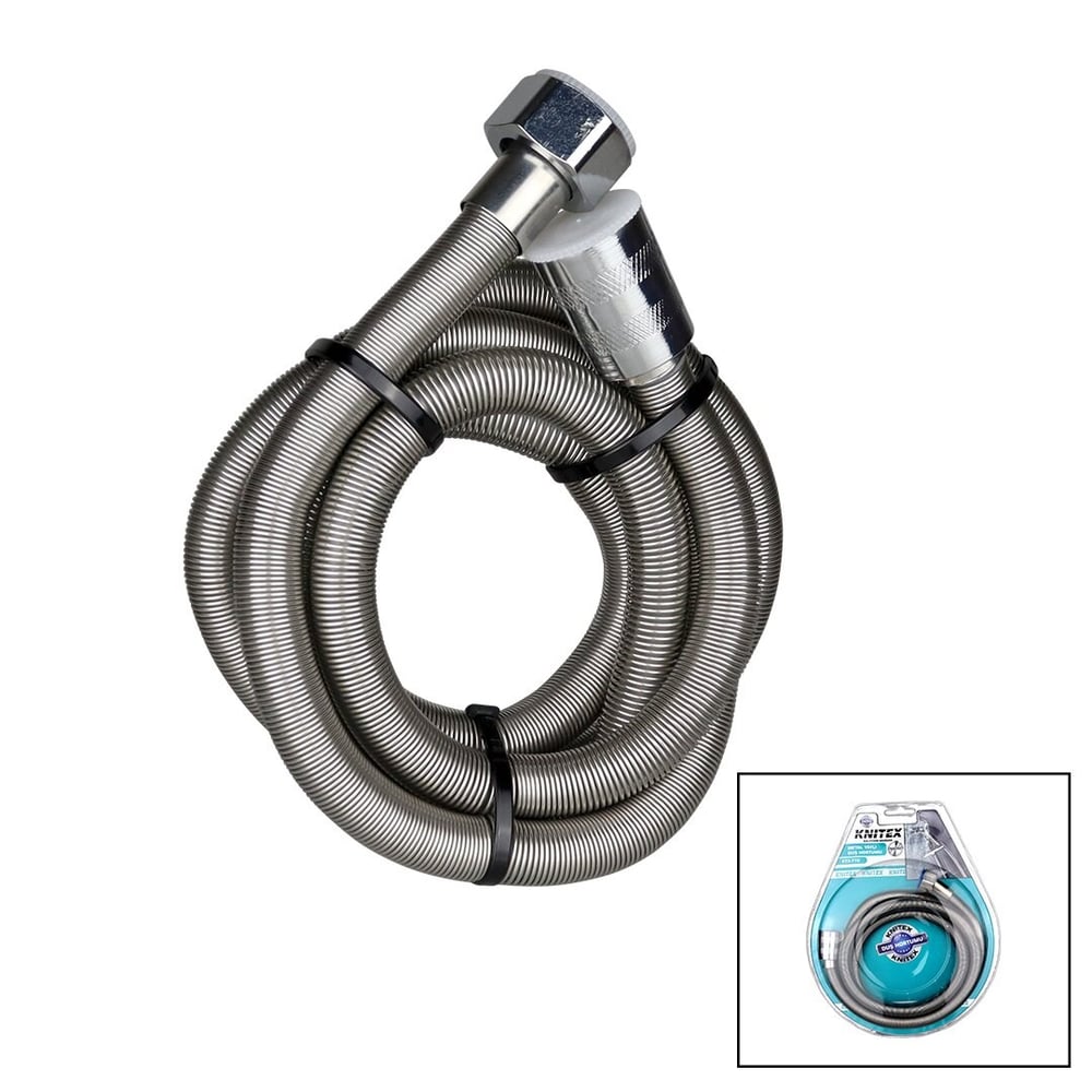 VAKUMLU   METAL YAYLI  DUŞ HORTUMU VAKUMLU 150CM (5293)