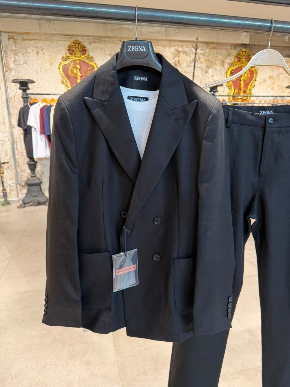 Zegna Keten  Takım Elbise