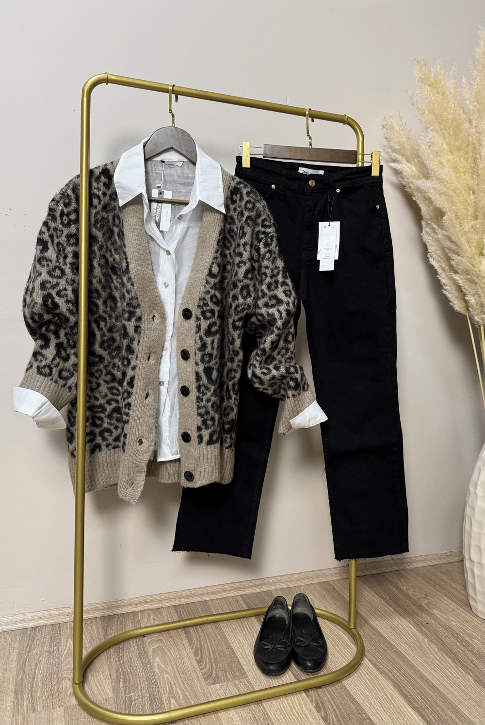 Premium Yumoş Leopar Hırka