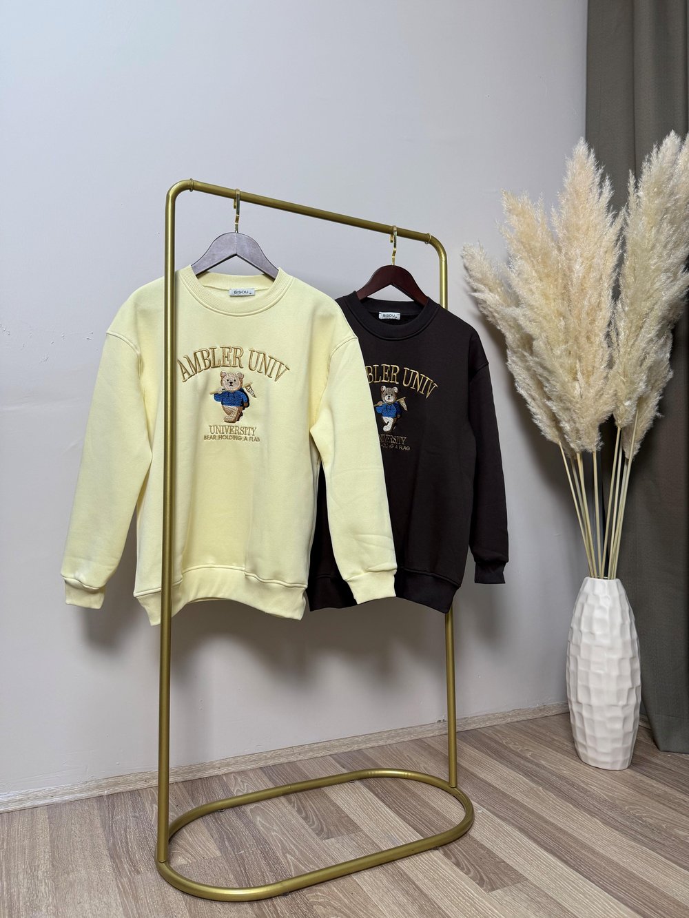 Sarı Univ Sweatshirt