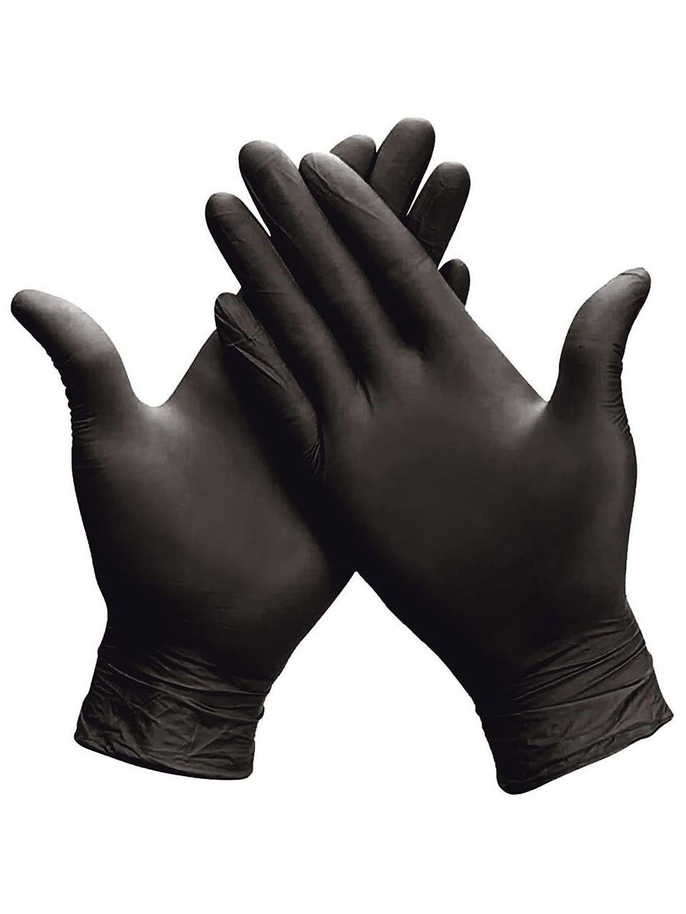 Dolphin Pudrasız Siyah Nitril Çok Amaçlı Eldiven (XL) 1 koli (20 paket)