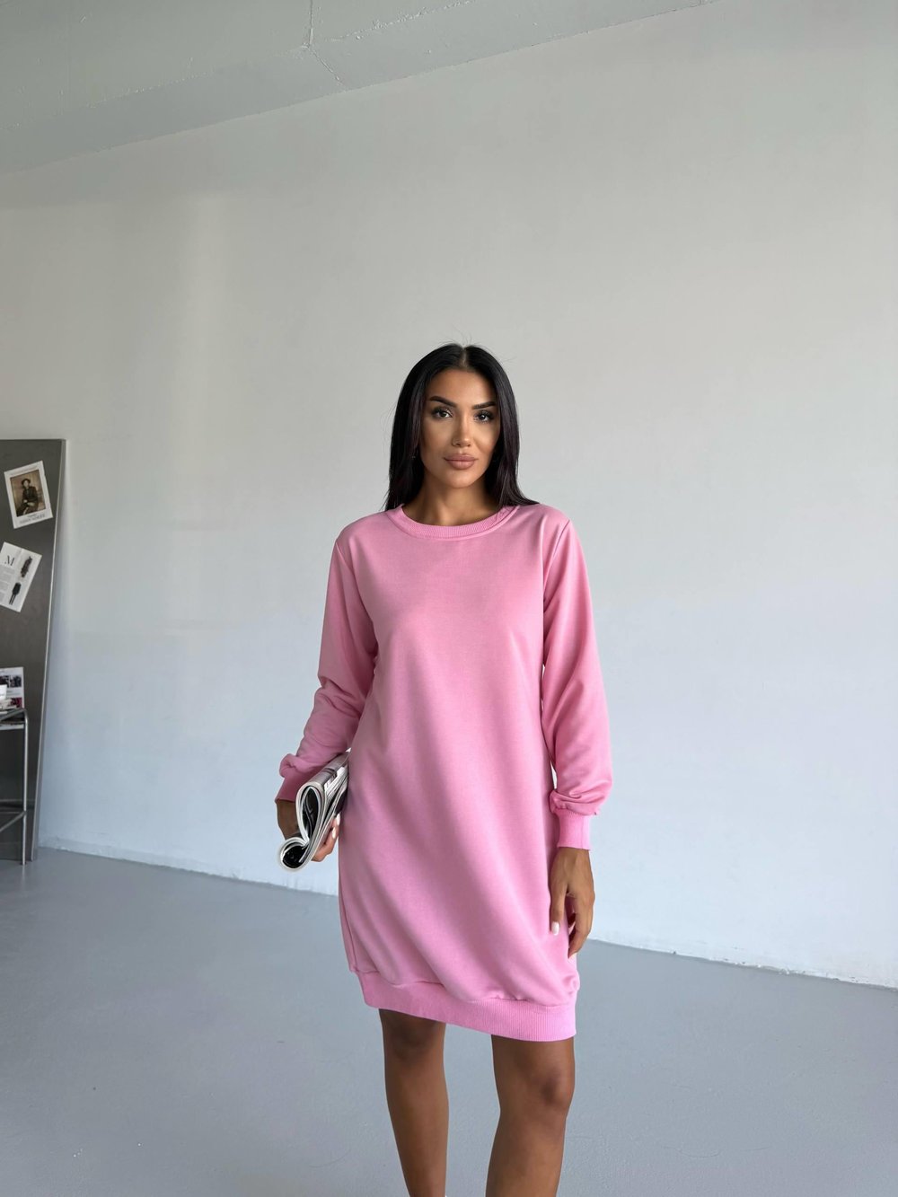 Kadın Pembe 2 İplik Elbise
