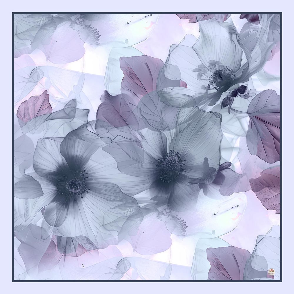 Çiçek Desen MorÇiçek Desen Eşarplarrosen design