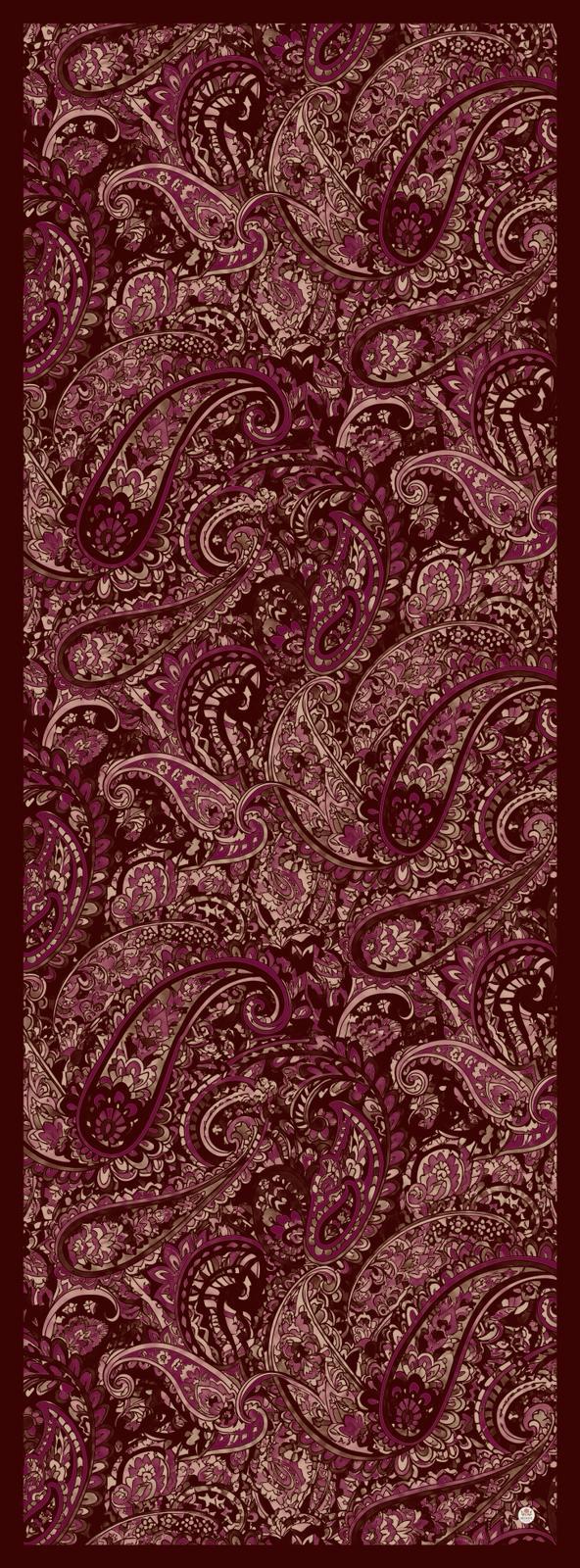 Etnik Desen PembeDesenli Şalrosen design