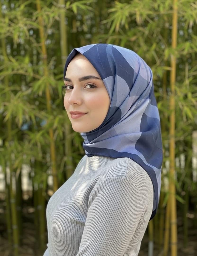 Lubna Eşarp MaviEşarprosen design