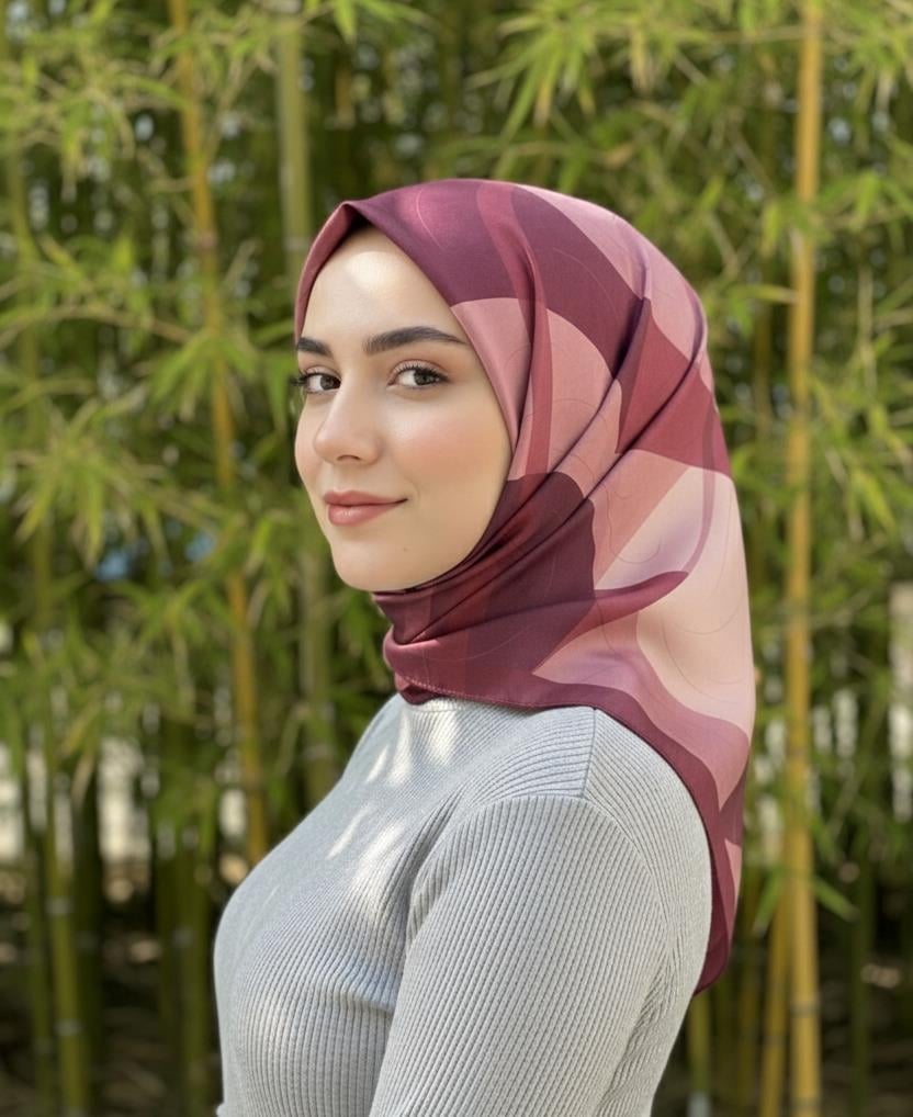 Lübna Eşarp PembeLubna Eşarp Koleksiyonurosen design