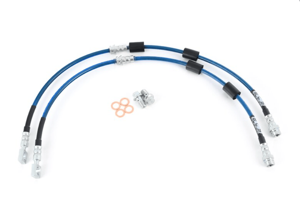 ecs tuning 018843LA02 MK8 Golf R / 8Y S3 Exact-Fit Ön Fren Hortum Seti - Mavi