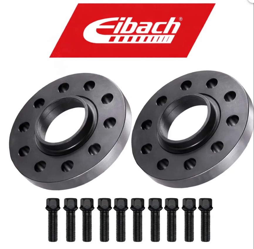 Eibach ProSpacer Spacer Seti + Bijonlar – 2x15 mm | Siyah | BMW 3 Serisi G20 / G21 S90-2-15-055-B
